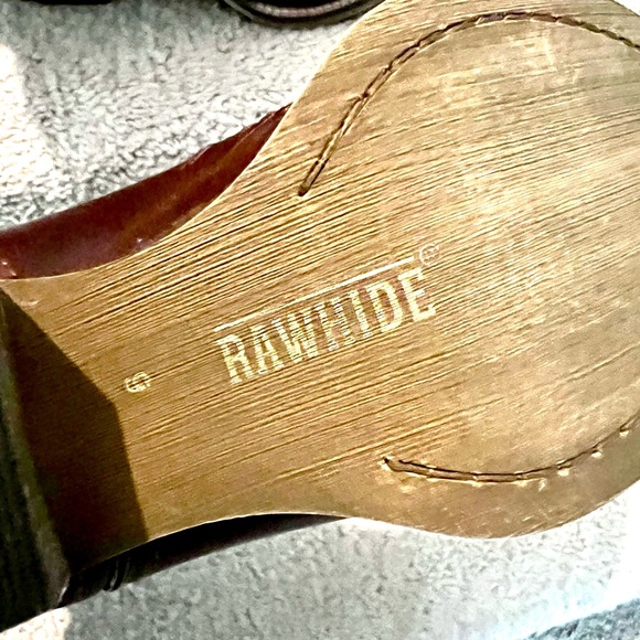 Women’s Rawhide leather embroidered cowboys boots, size 9, NEW without tags - Picture 3 of 6